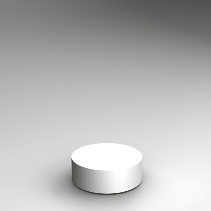 20H x 60Dcm cylinder plinth