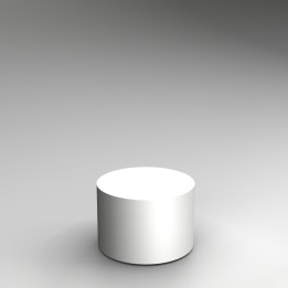 40H x 60Dcm cylinder plinth