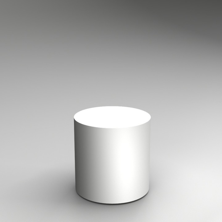 60H x 60Dcm cylinder plinth