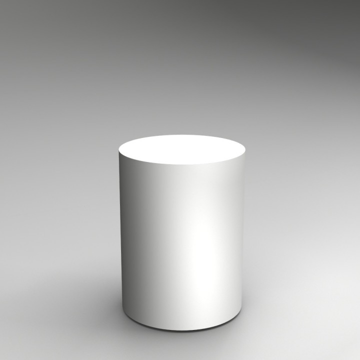 80H x 60Dcm cylinder plinth