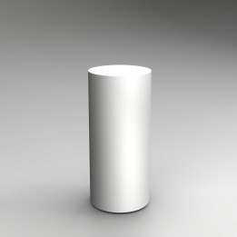 100H x 45Dcm cylinder plinth