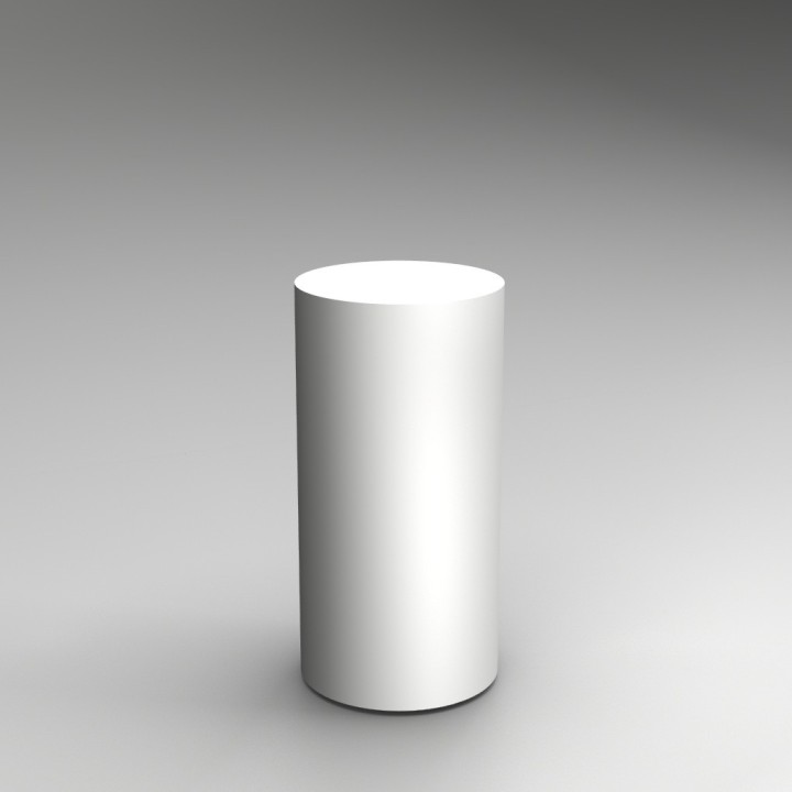 90H x 45Dcm cylinder plinth