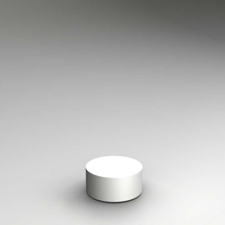 20H x 45Dcm cylinder plinth