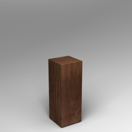 walnut Plinth 60H x 30W x 30D cm