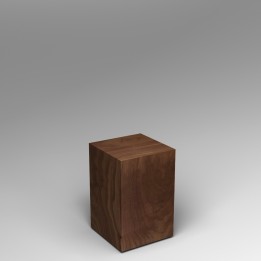 walnut Plinth 60H x 30W x 30D cm