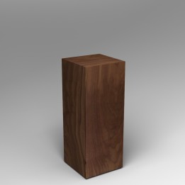 walnut Plinth 60H x 30W x 30D cm