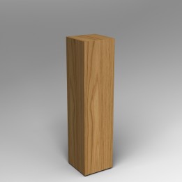 Oak Plinth 60H x 30W x 30D cm