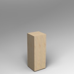 Birch Ply Plinth 80H x 30W x 30D cm