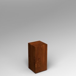 Sapele Veneered Plinth 60H x 30W x 30D cm