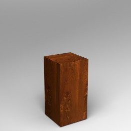 Sapele (Mahogany) Plinth 80H x 40W x 40D cm