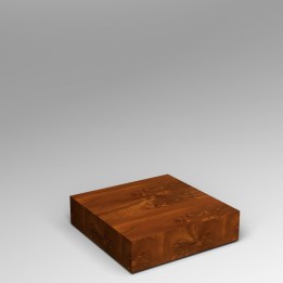 Sapele (Mahogany) Plinth 20H x 80W x 80D cm