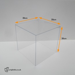 Perspex display case 30cm