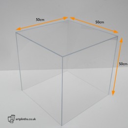 50cm display Case in Perspex®  branded acrylic