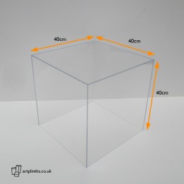 Acrylic  display case 40cm Made from 5mm Perspex® Acrylic