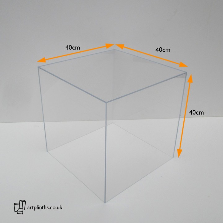 Acrylic  display case 40cm Made from 5mm Perspex® Acrylic
