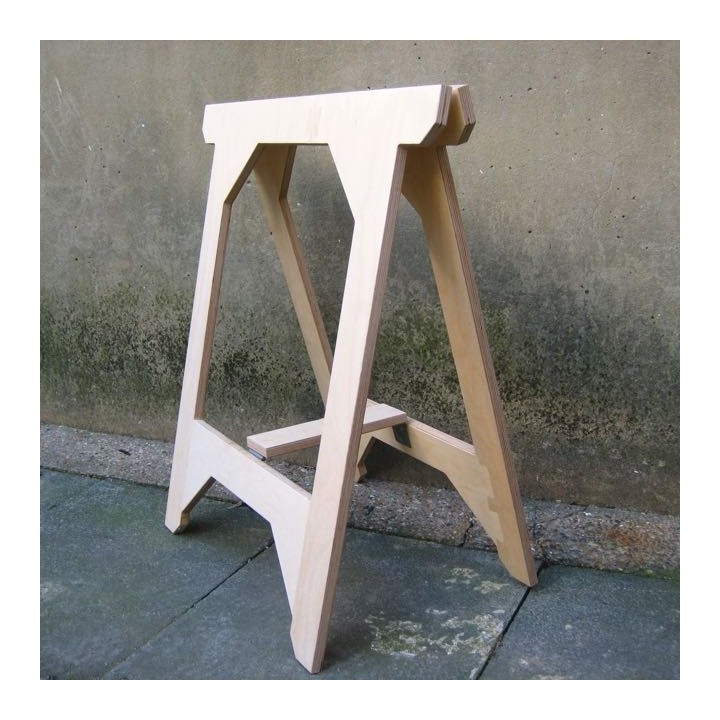 Birch ply gallery trestles 