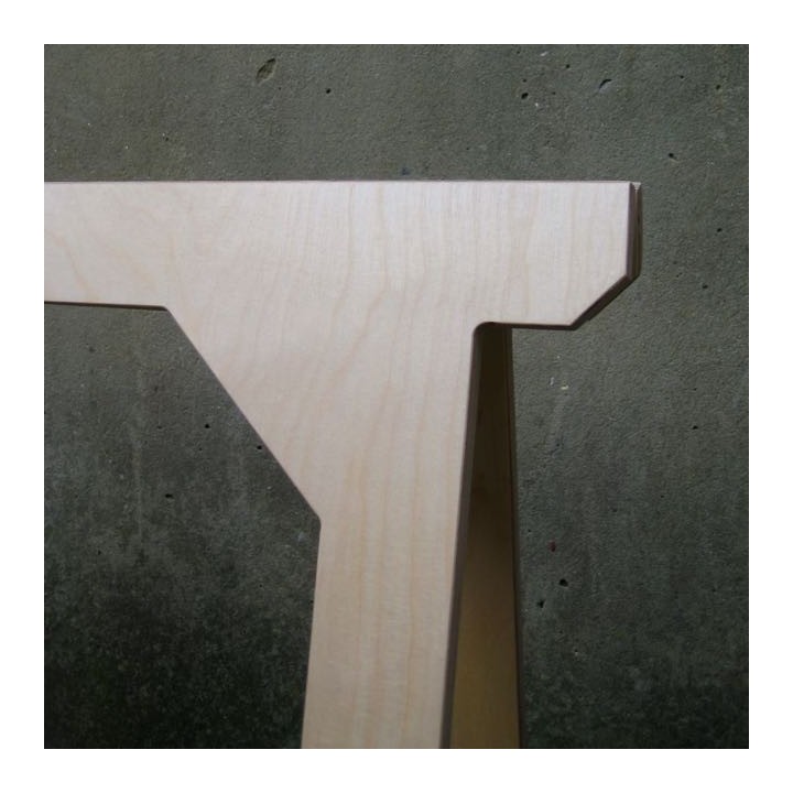 Birch Ply gallery trestles to hire