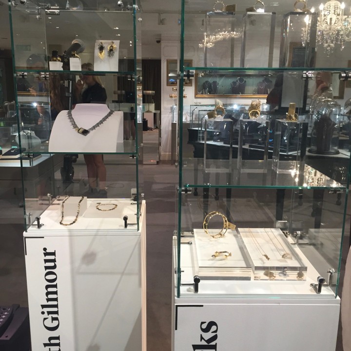 British Fashion Council X Artplinths glass showcases