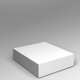 Low Platform Display Plinth  For Fine Art, Photoshoots, Events 30H