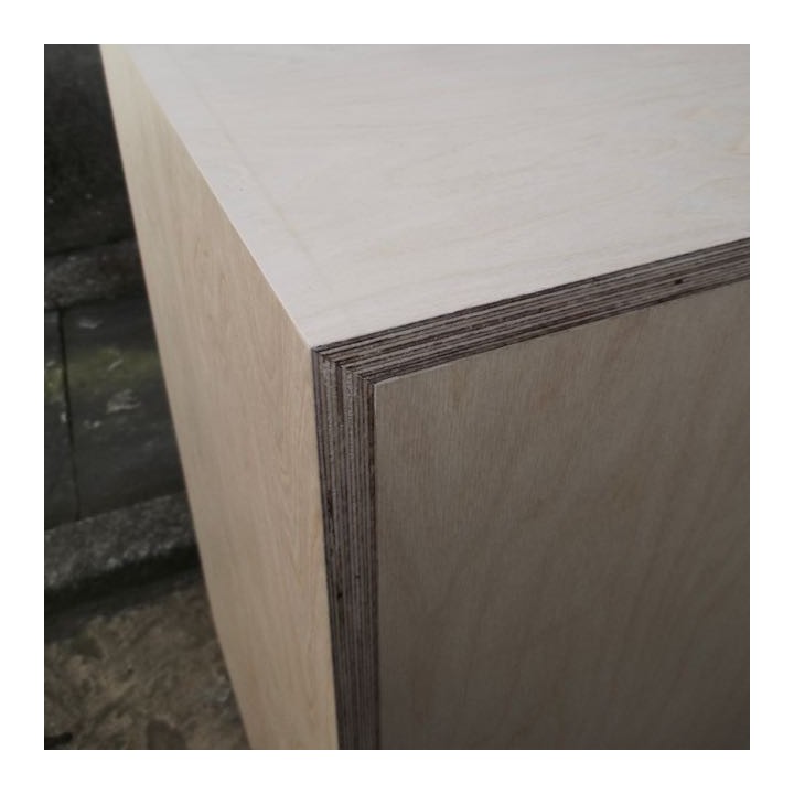 Simple Birch ply gallery desk