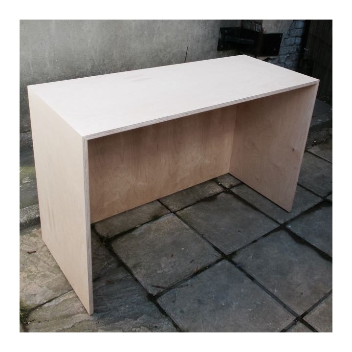 Simple Birch ply gallery desk