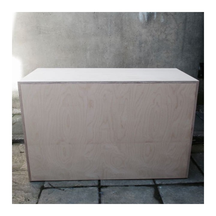 Simple Birch ply gallery desk