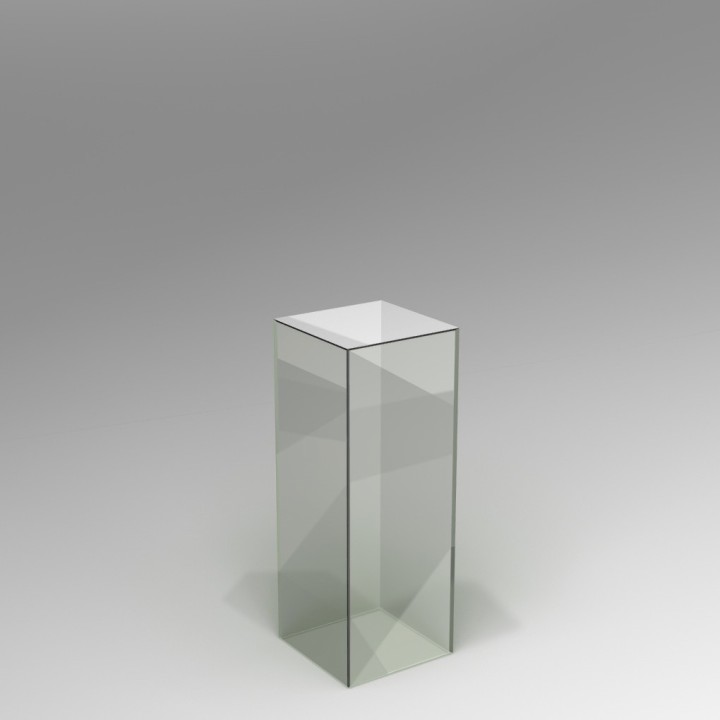Perspex® Acrylic Plinth 80H x 30W x 30D cm