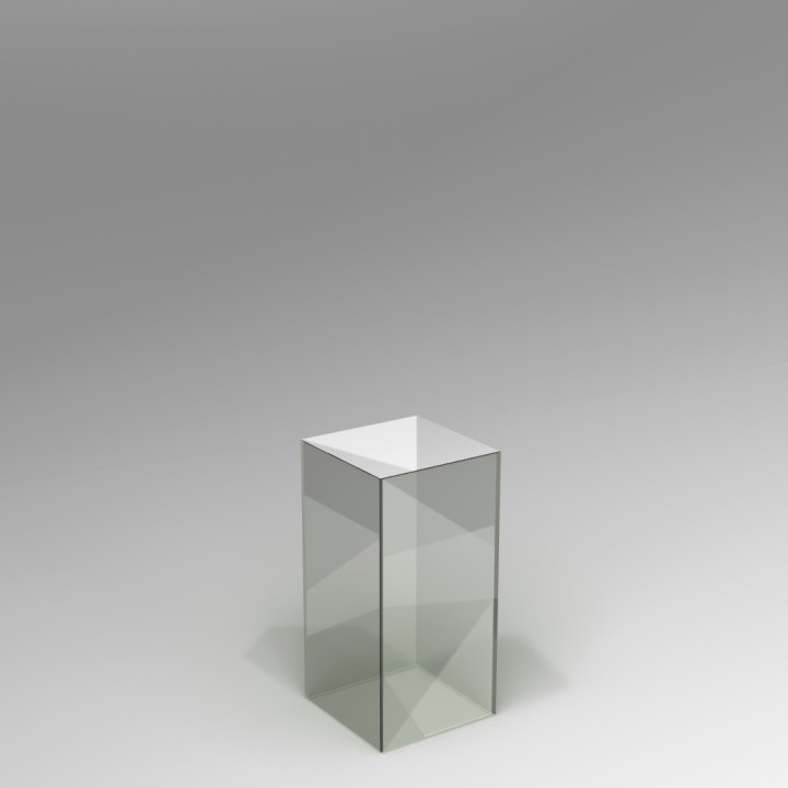 Perspex® Acrylic Plinth 60H x 30W x 30D cm
