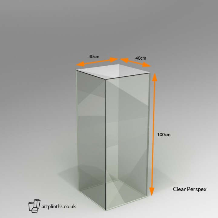 SALE  Perspex 100H x 40W x 40D.cm 