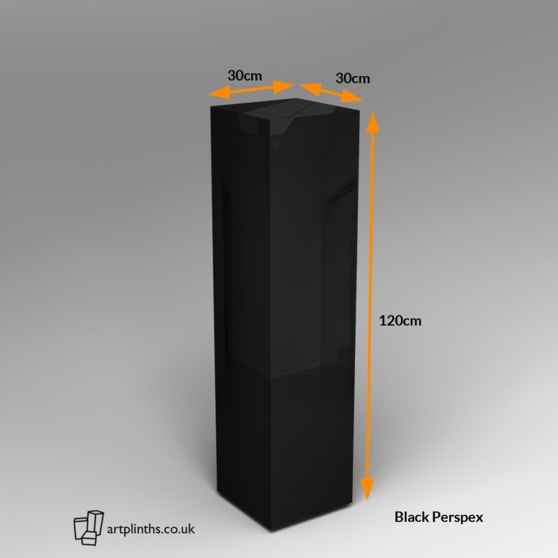 Perspex® Acrylic Plinth 120H x 30W x 30D cm