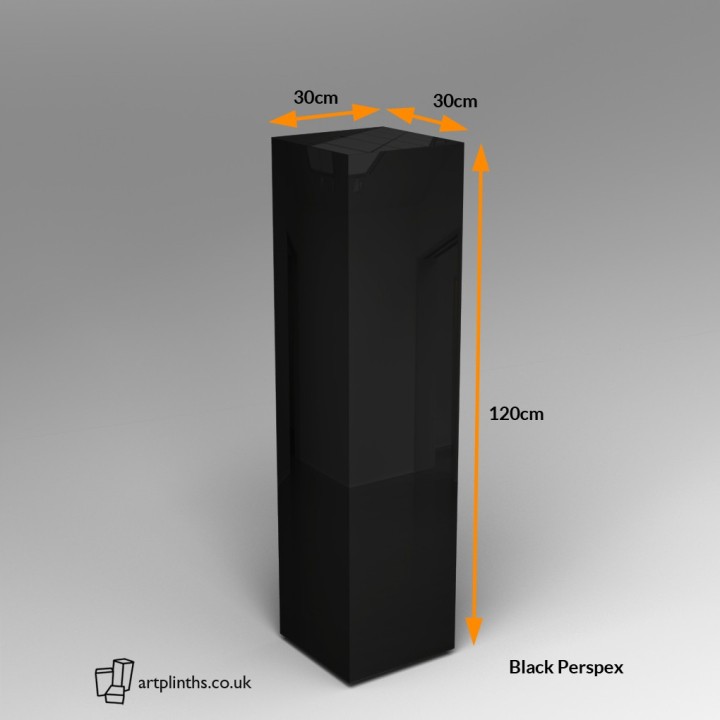 Perspex® Acrylic Plinth 120H x 30W x 30D cm