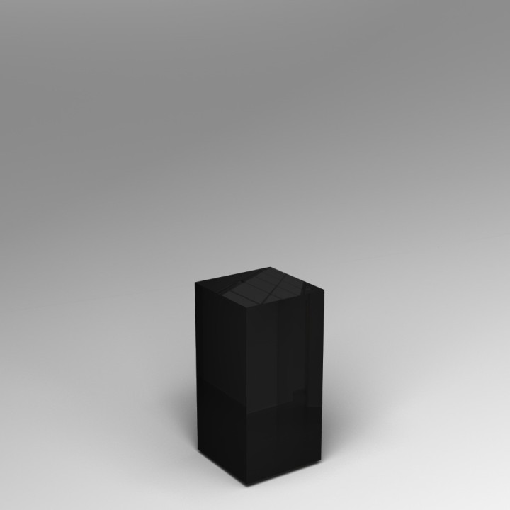Perspex® Acrylic Plinth 60H x 30W x 30D cm