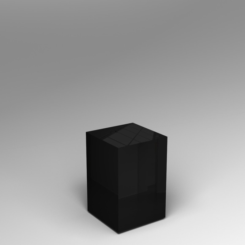 Perspex® Acrylic Plinth 60H x 40W x 40D cm