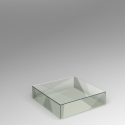 Artplinths  perspex plinth 20H x 80WD Acrylic plinths are available in a range of colours.  bespoke sizes possible.