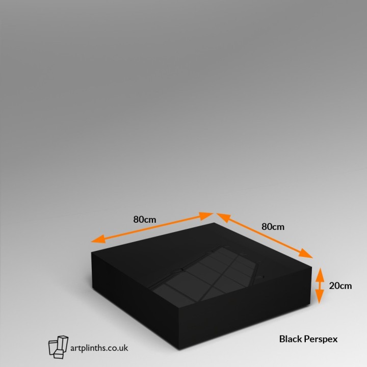 Artplinths  perspex plinth 20H x 80WD Acrylic plinths are available in a range of colours.  bespoke sizes possible.