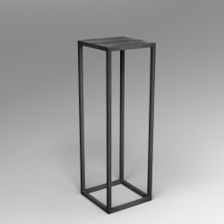 Steel frame plinth 120H x 40W x 40W cm