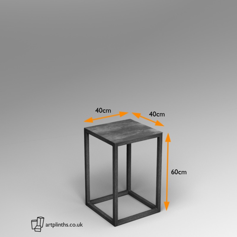 Steel frame plinth 60H x 40W x 40W cm