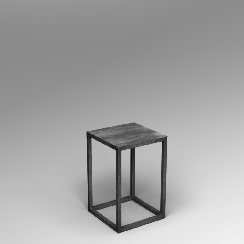 Steel frame plinth 60H x 40W x 40W cm