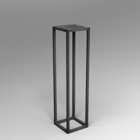 Steel frame plinth 130H x 30W x 30W cm