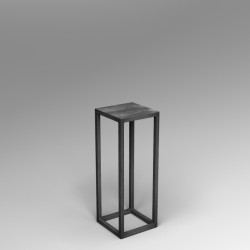 Steel frame plinth 80H x 30W x 30W cm