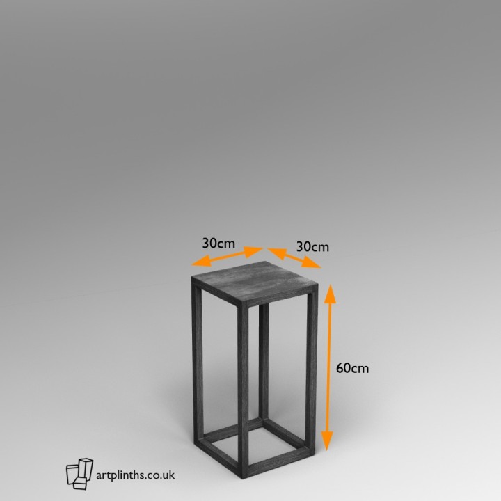 Steel frame plinth 60H x 30W x 30W cm