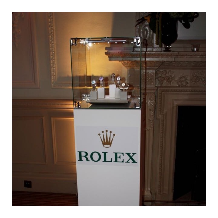 Rolex x Artplinths hire show cases