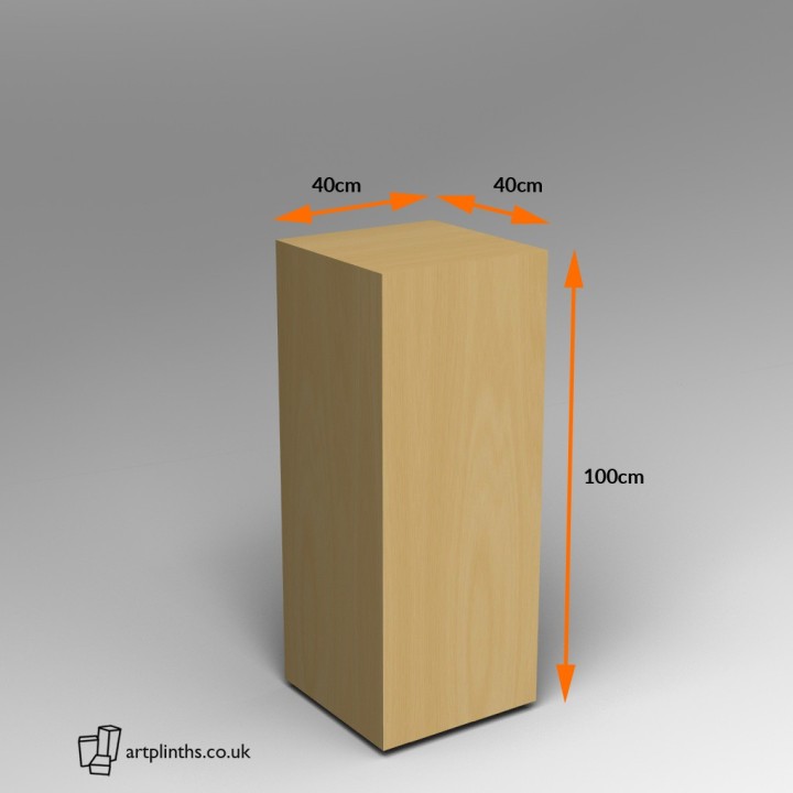 Maple Plinth 100 Height  x 40W x 40D cm
