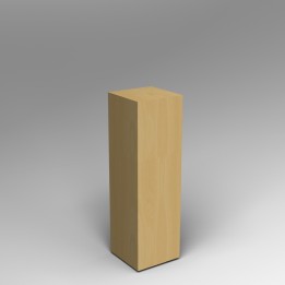 Maple Veneered Plinth 100H x 30W x 30D cm