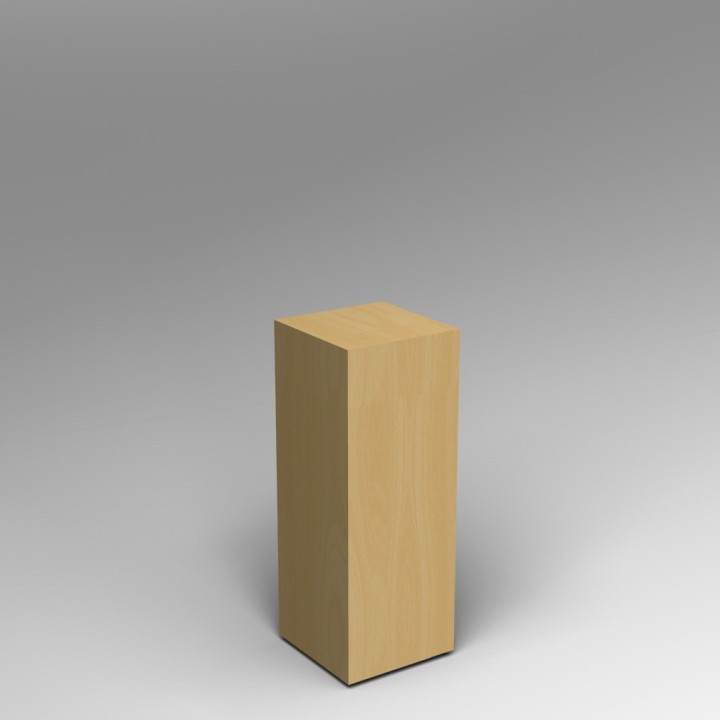 Maple Plinth 80H x 30W x 30D cm