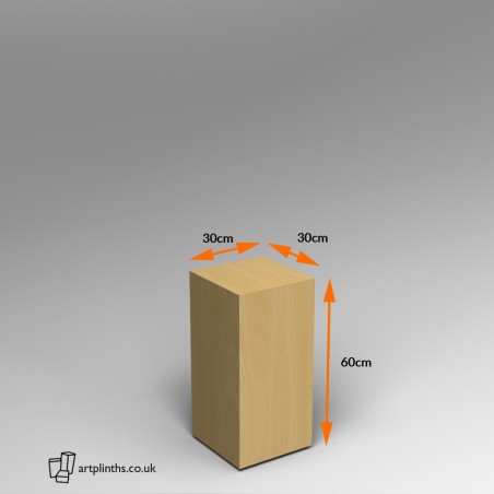 Maple Plinth 60H x 30W x 30D cm