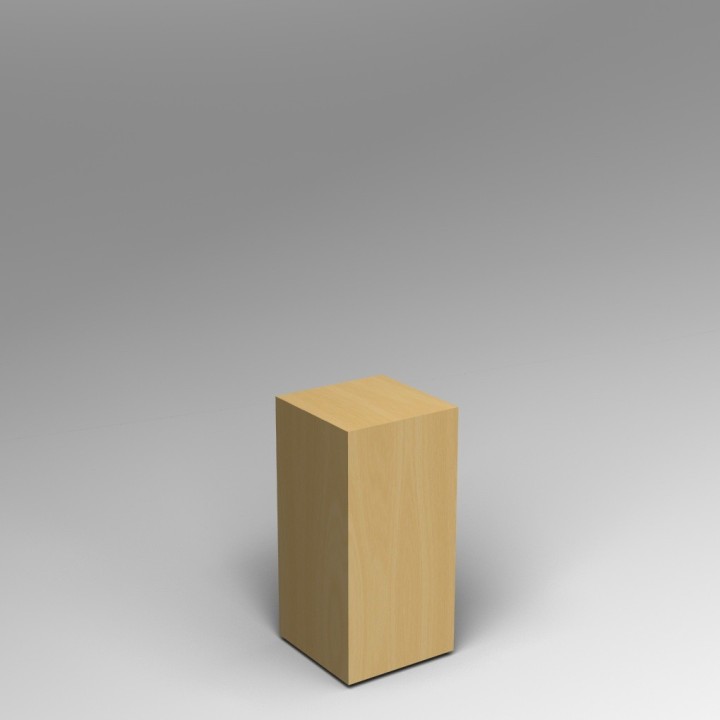 Maple Plinth 60H x 30W x 30D cm
