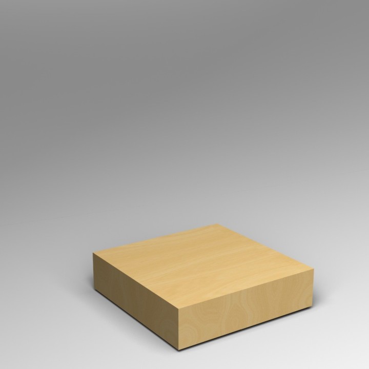 Maple  Low plinth  20H x 80W x 80D cm