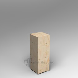 Spruce Ply plinth  80H x 30W x 30D cm SALE