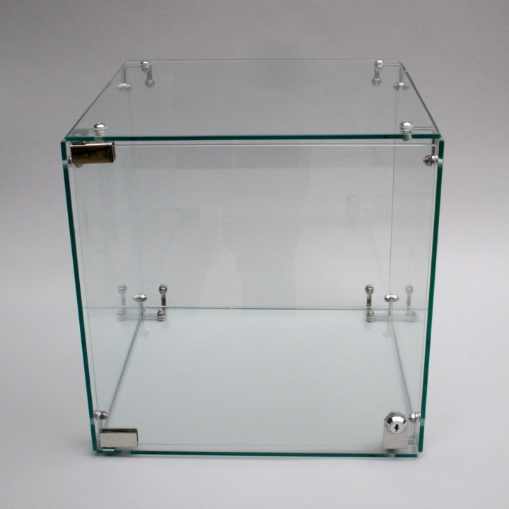 SALE Glass Display Case 40cm locking